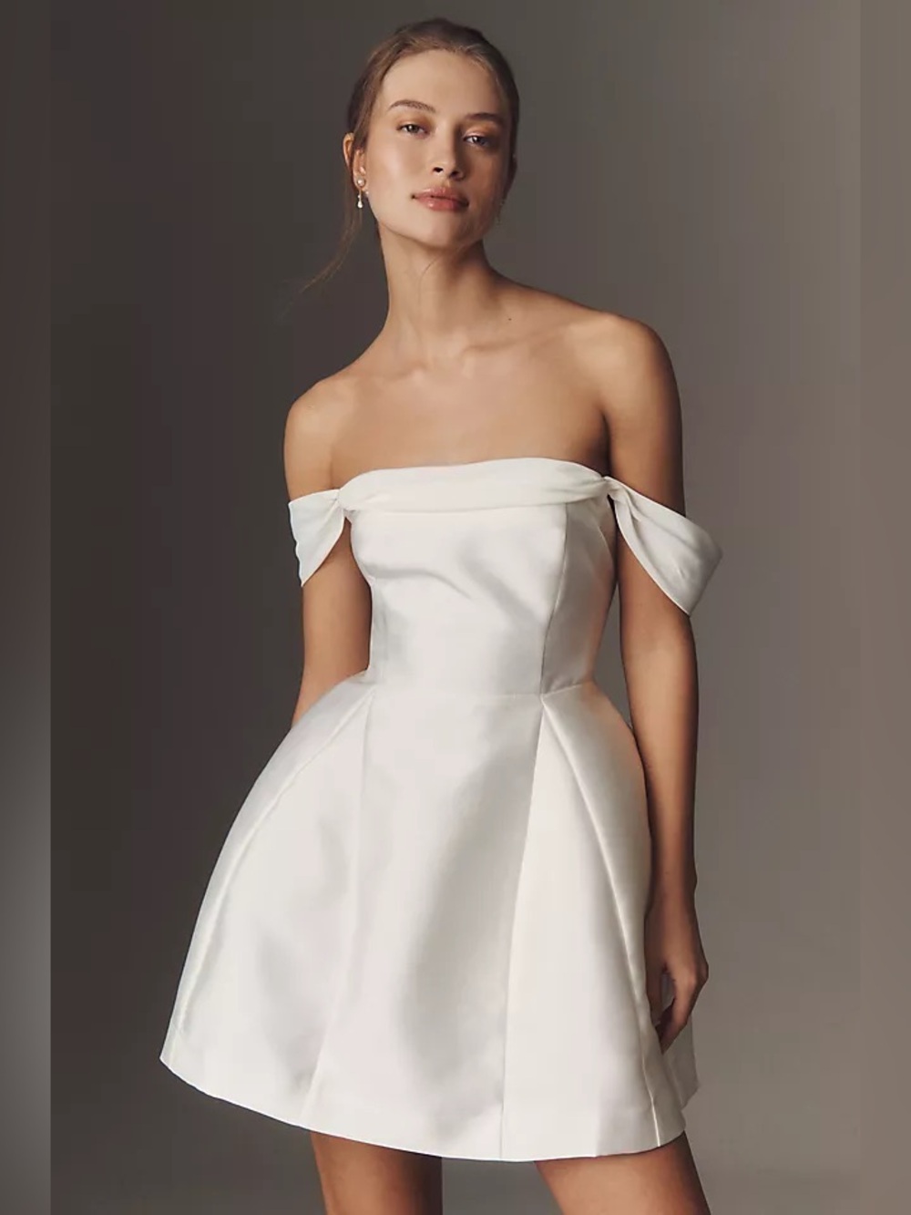 Anthropologie BHDLN off the shoulder Lydia corset dress
